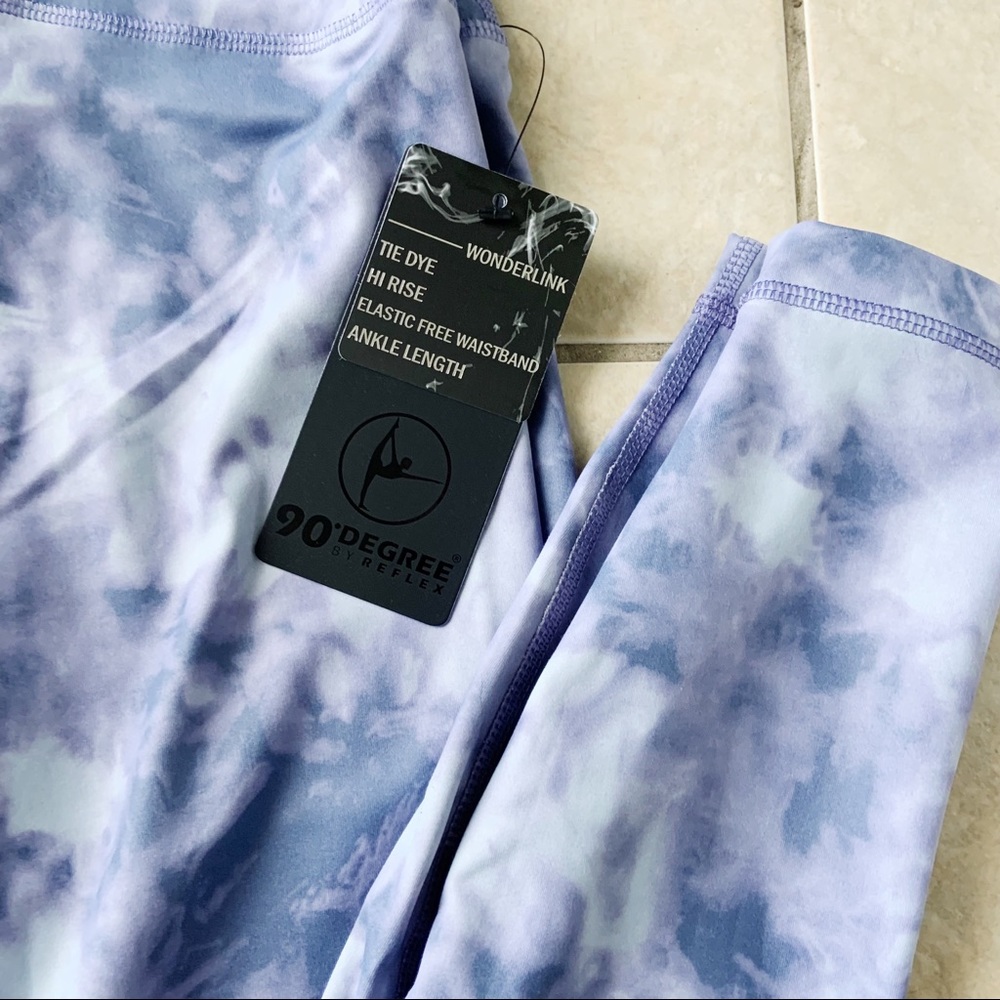 90 Degree by Reflex Hi Rise TieDye 7/8 Legging - Picture 5 of 8